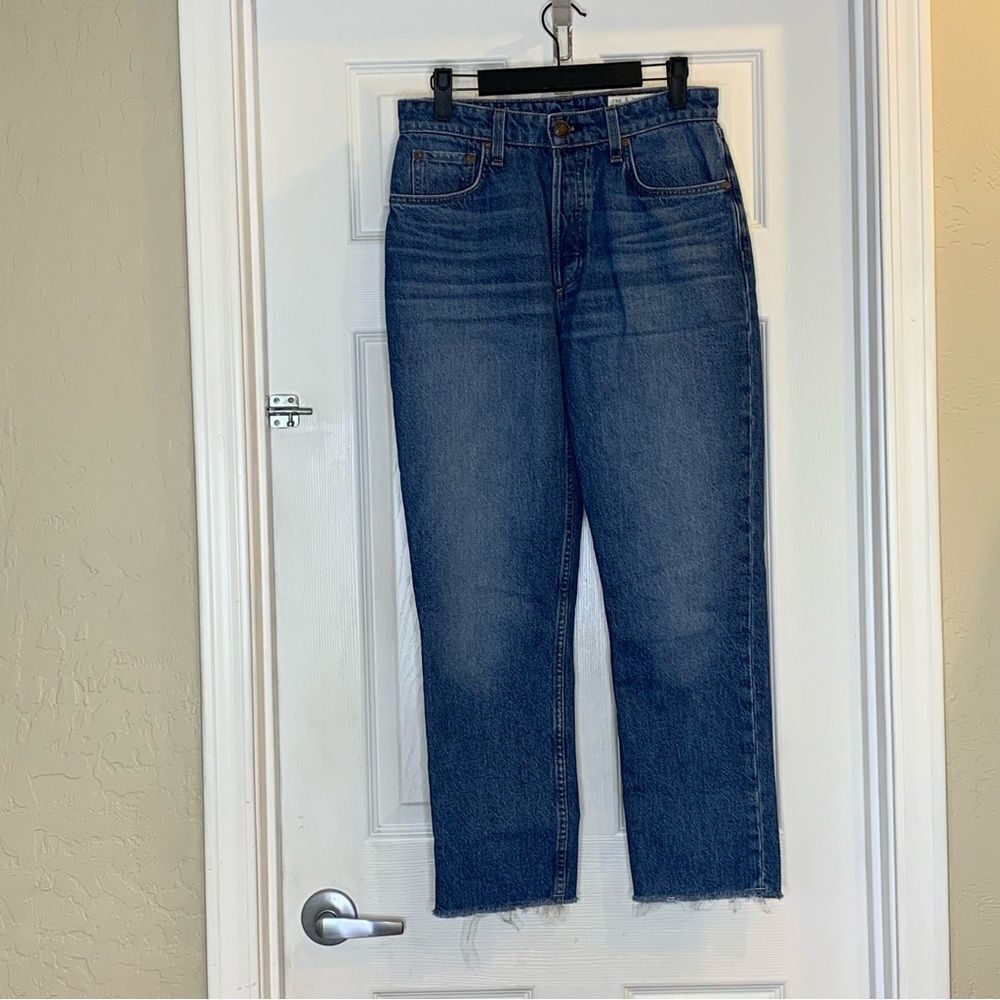 Rag & Bone Nina High-Rise Ankle Cigarette Jean in Monty Size 26